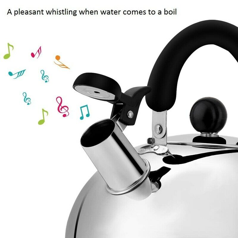 Tea Kettle Stovetop Whistling Tea Pot, Stainless Steel Tea Kettles Tea Pots FoO2