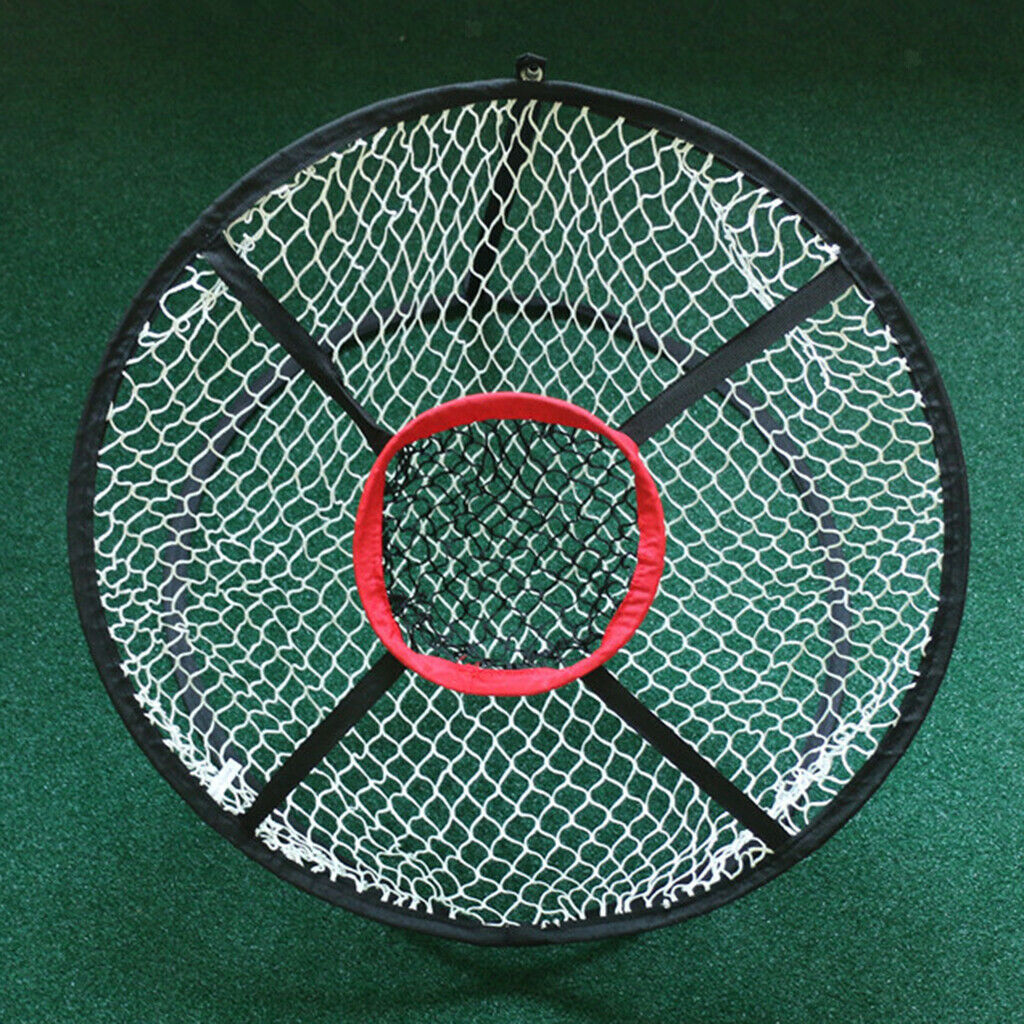 Portable Golf Chipping Net Backyard Pitching Cage Driving Range Training Aids