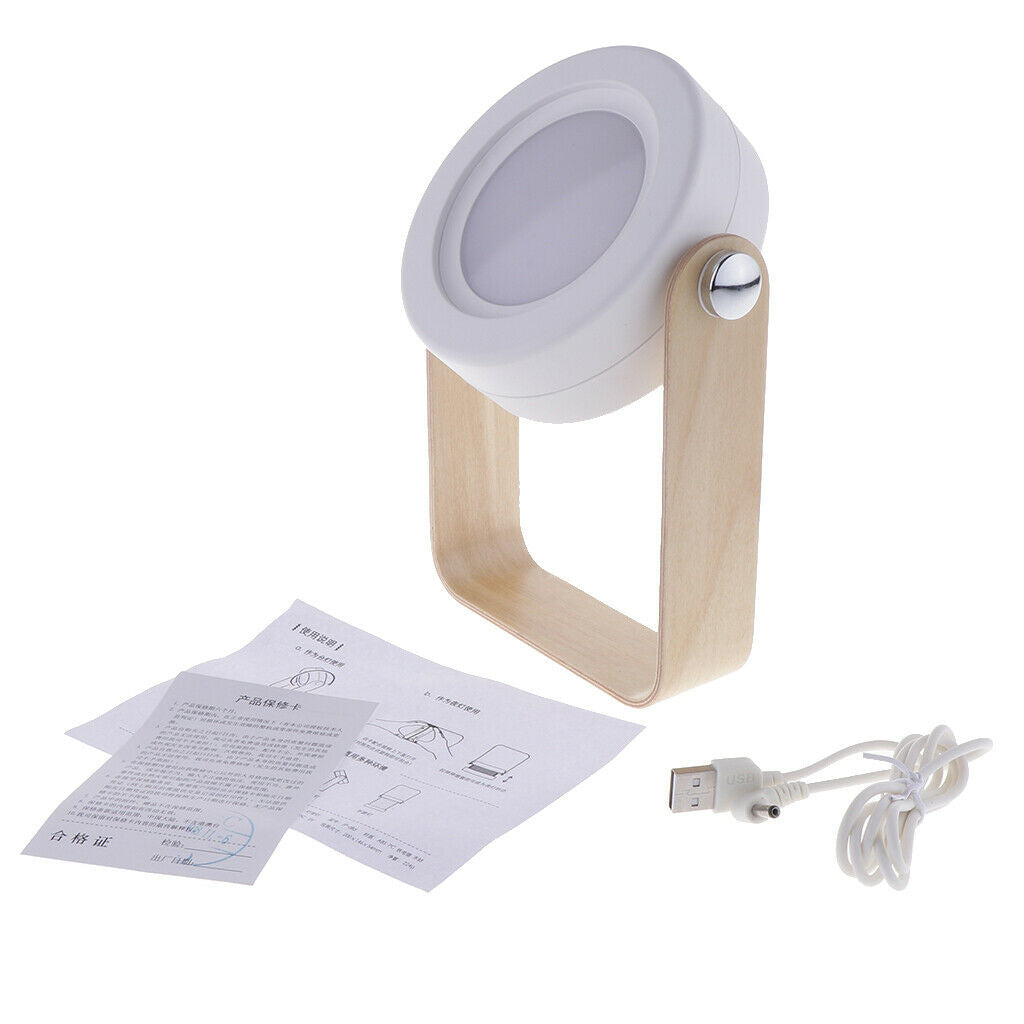 LED Camping Lantern Portable Collapsible Night Lights USB Charge White