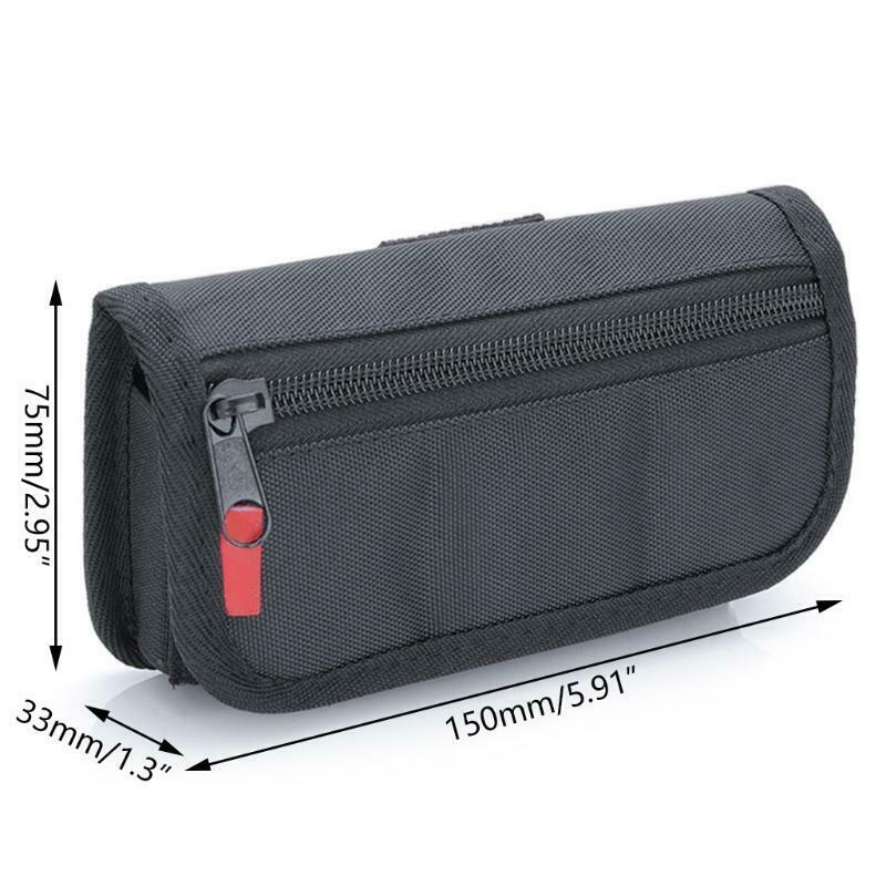 Photo DSLR Battery Holder 3 Storage Bag ,Camera Battery Case SD Card Holder