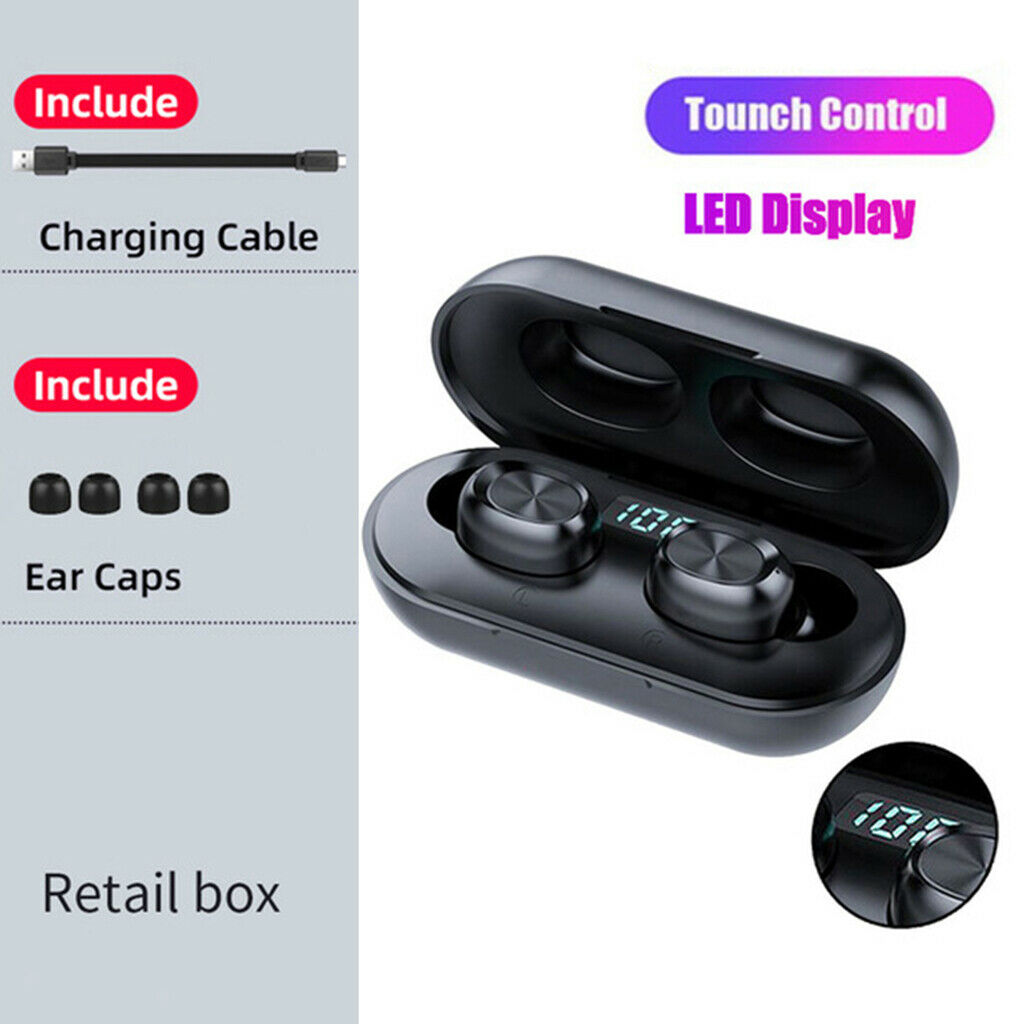 B5 Bluetooth 5.0 Headset TWS Wireless Headphones Twins Earbuds Sports Headphones