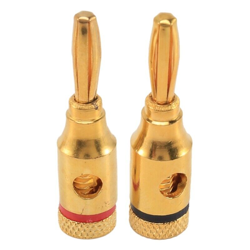Banana Plugs,Connectors, Open Screw Type, 5 Pairs I8M7