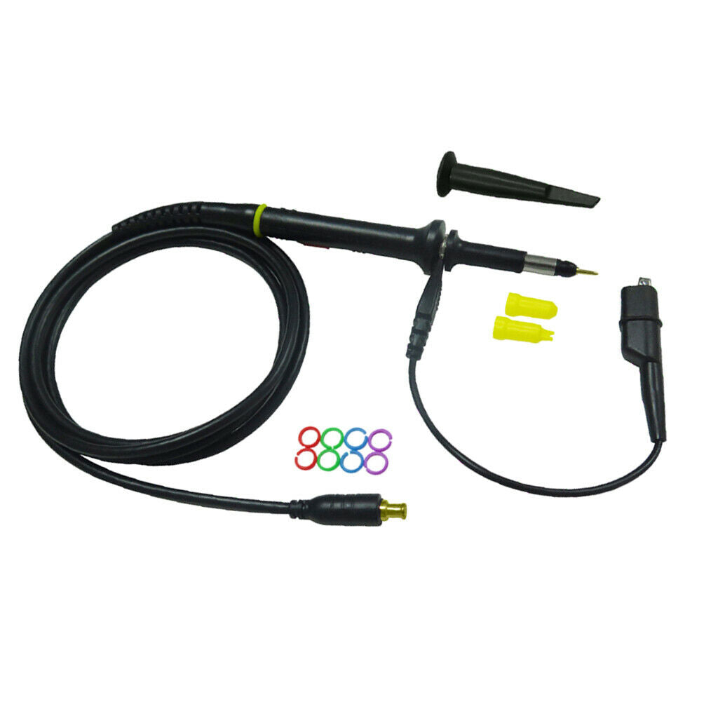 60MHz x1-amp-x10 Black Oscilloscope Clip Probes for MCX-Probe digital