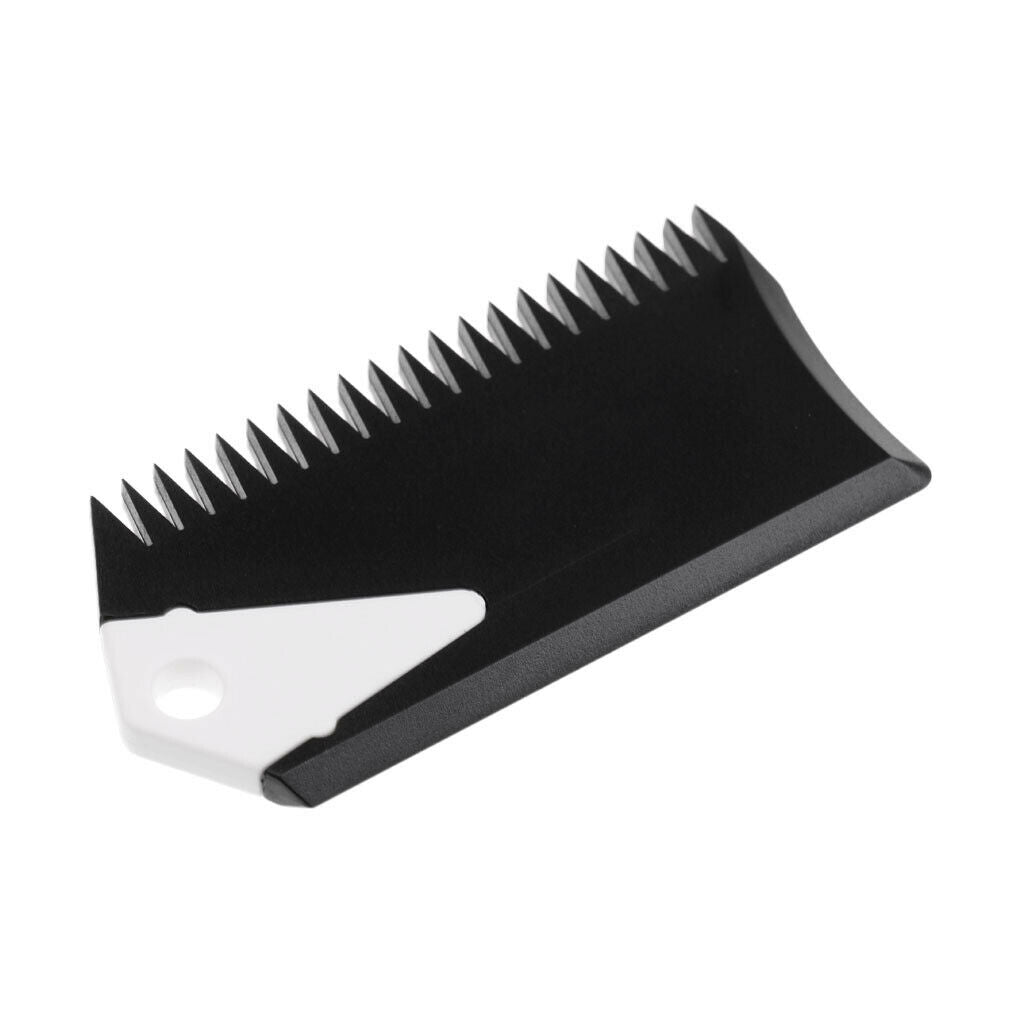 Plastic Surfboard Wax Comb   Surf Board Wax Remove Comb with Fin Key Black