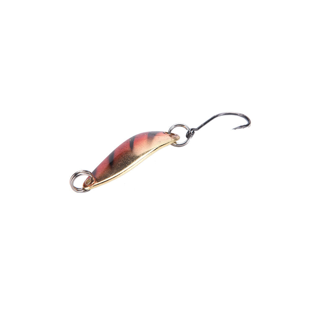 5pcs/lot 3g 30mm Spinner Spoon Fishing Lure Metal Lures Colorful Hard Bait.l8