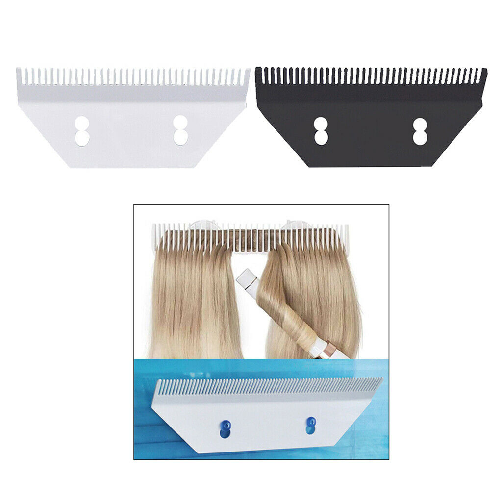 2x Hair Salon Hair Extension Wigs Sectioning Display Holder Rack Hanger