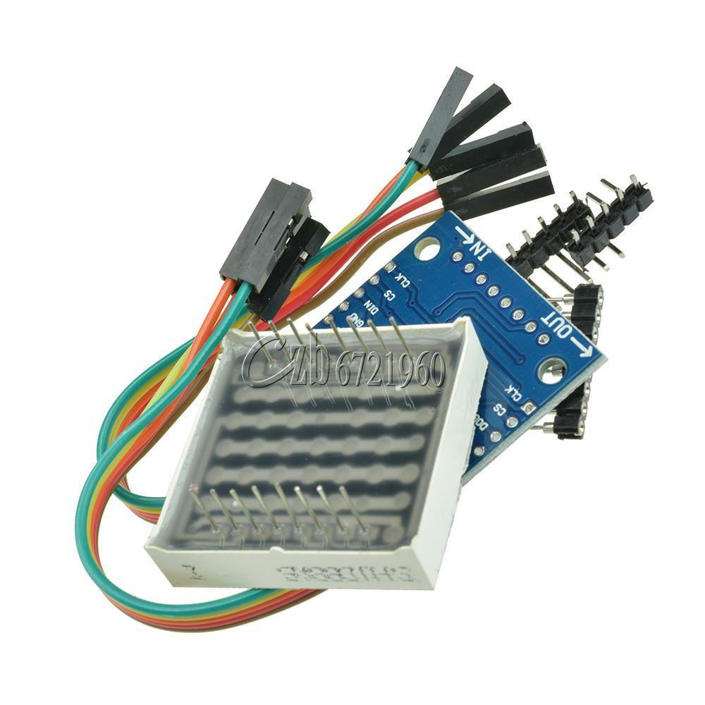2Pcs MAX7219 Dot Matrix Module Arduino Microcontroller Dislay Module DIY KITS