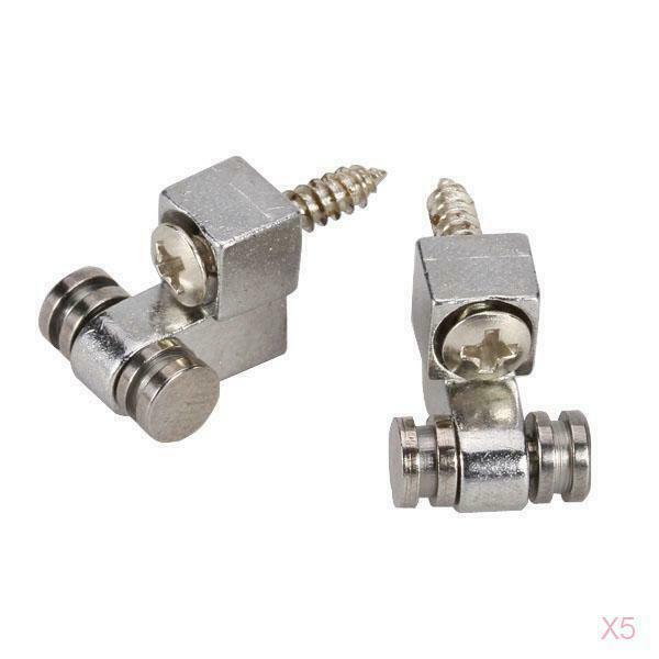 Set of 2 Chrome Roller String Retainer Trees Guitar Parts