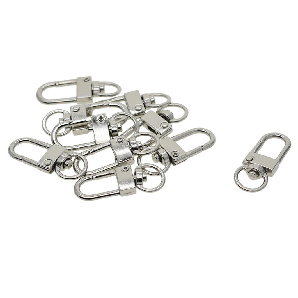 10 Pieces Metal  Locks Lanyard Snap Hook Lobster Claw Lock