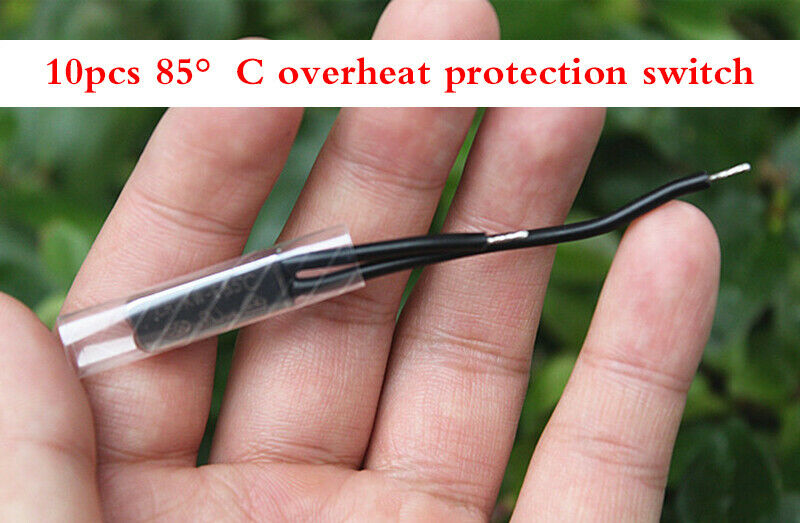 10pcs 250V10A Motor/battery overheat protector temperature switch 85°C