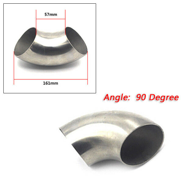 3 inch/76mm 201 Stainless Steel 90 Degree Bend Elbow Pipe Thickness:1mm Handy