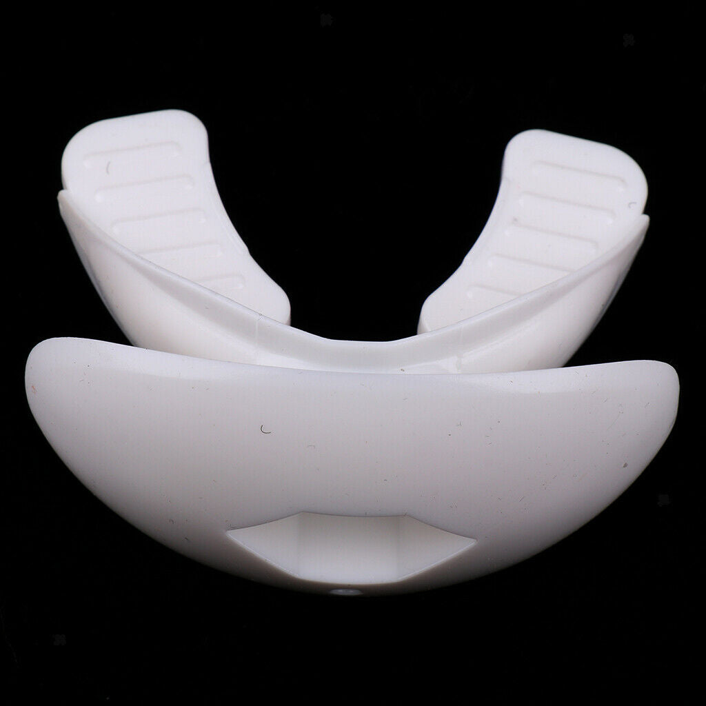 Mouth Guard Gum Shield Teeth Protection for Boxing MMA Basketball White