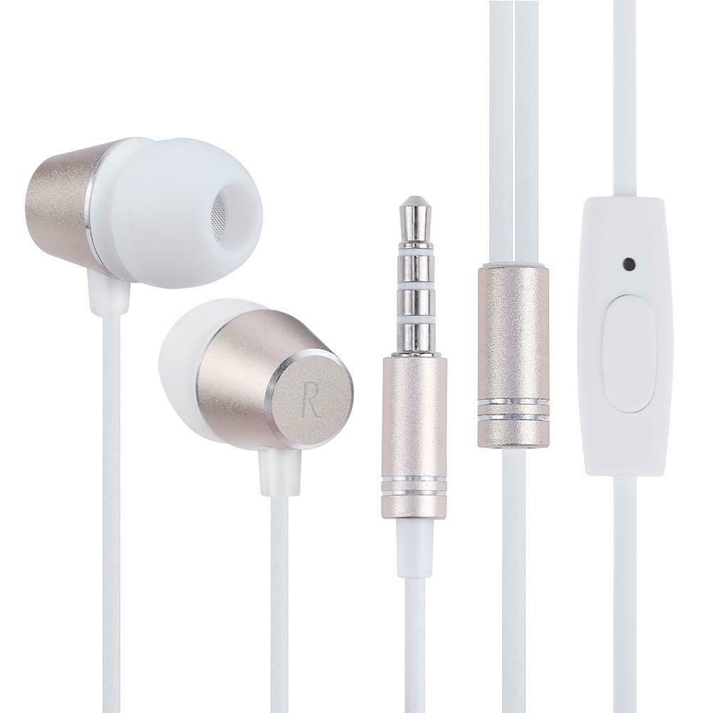 Universal Metal In-ear Eeadphone Earbuds Line Control Stereo Sport Headset @