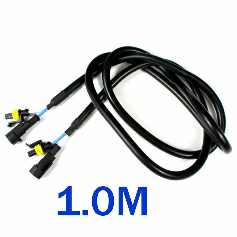100CM AMP WIRE HIGH VOLTAGE HID XENON BULBS TO BALLAST EXTENSION CABLE HARENESS