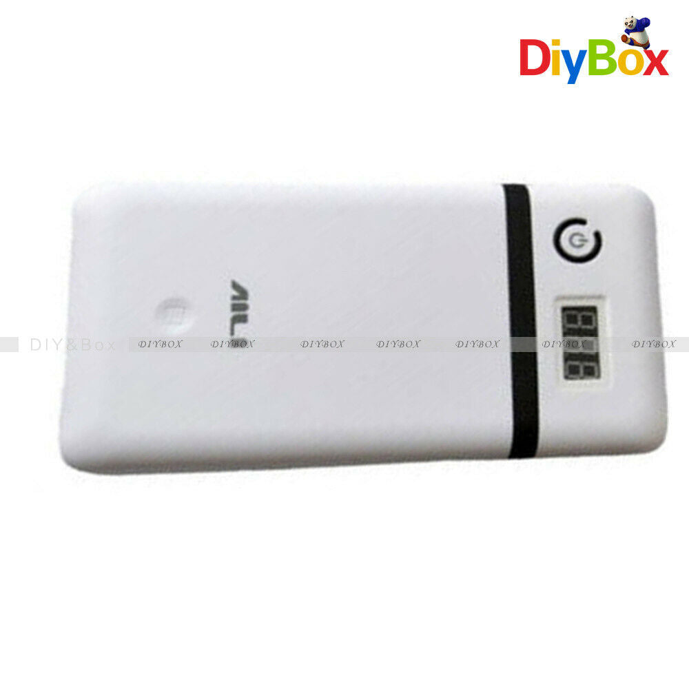White 3.3A 5V-21V Mobile power bank Six 18650 Battery Charger For 19V Laptop