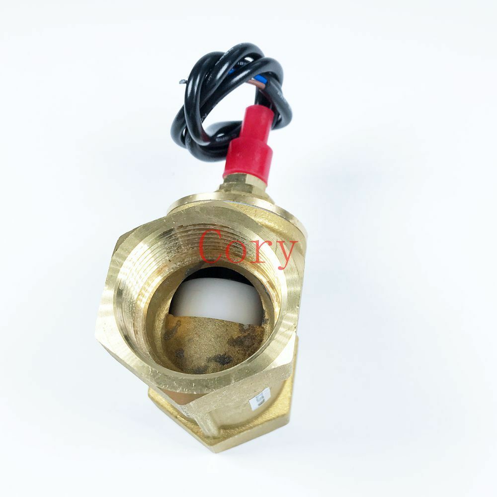1PCS Piston Water Flow Switch 70W 150L/Min 2L/Min Brass In-line Adjustable 39mm