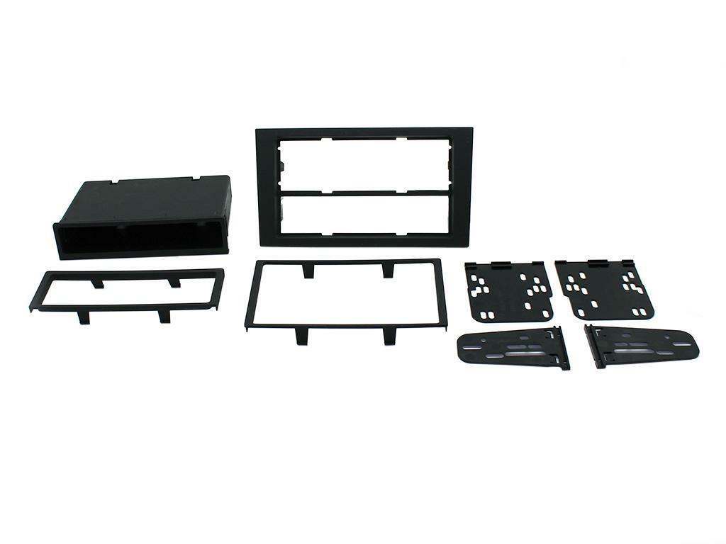 CT24AU19 RADIO STEREO SINGLE OR DOUBLE DIN FACIA FASCIA TRIM FITS AUDI A4 01-08