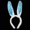 Bunny Ear Headband Rabbit Ear Hairband Baby Shower Party Hair Decor Sky Blue
