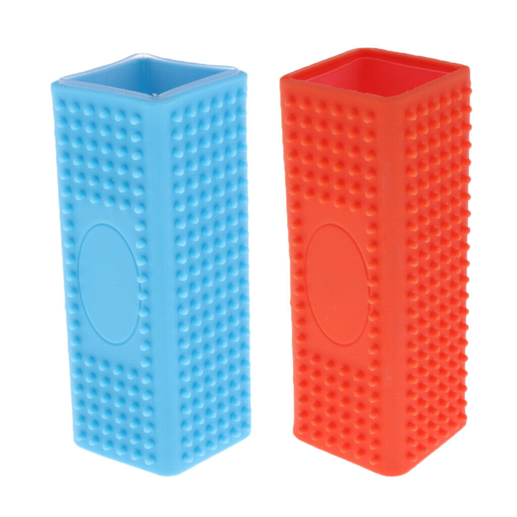2pc Silicone Pet Dog Cat Hair Remover Clothes Carpet Fur Brush Cleaner