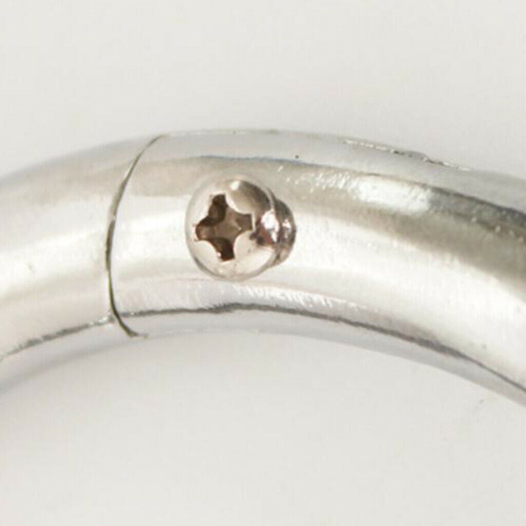 Farm Bull Nose Ring, Chromium-plated carbon steel, ID 3.15", OD 3.94"