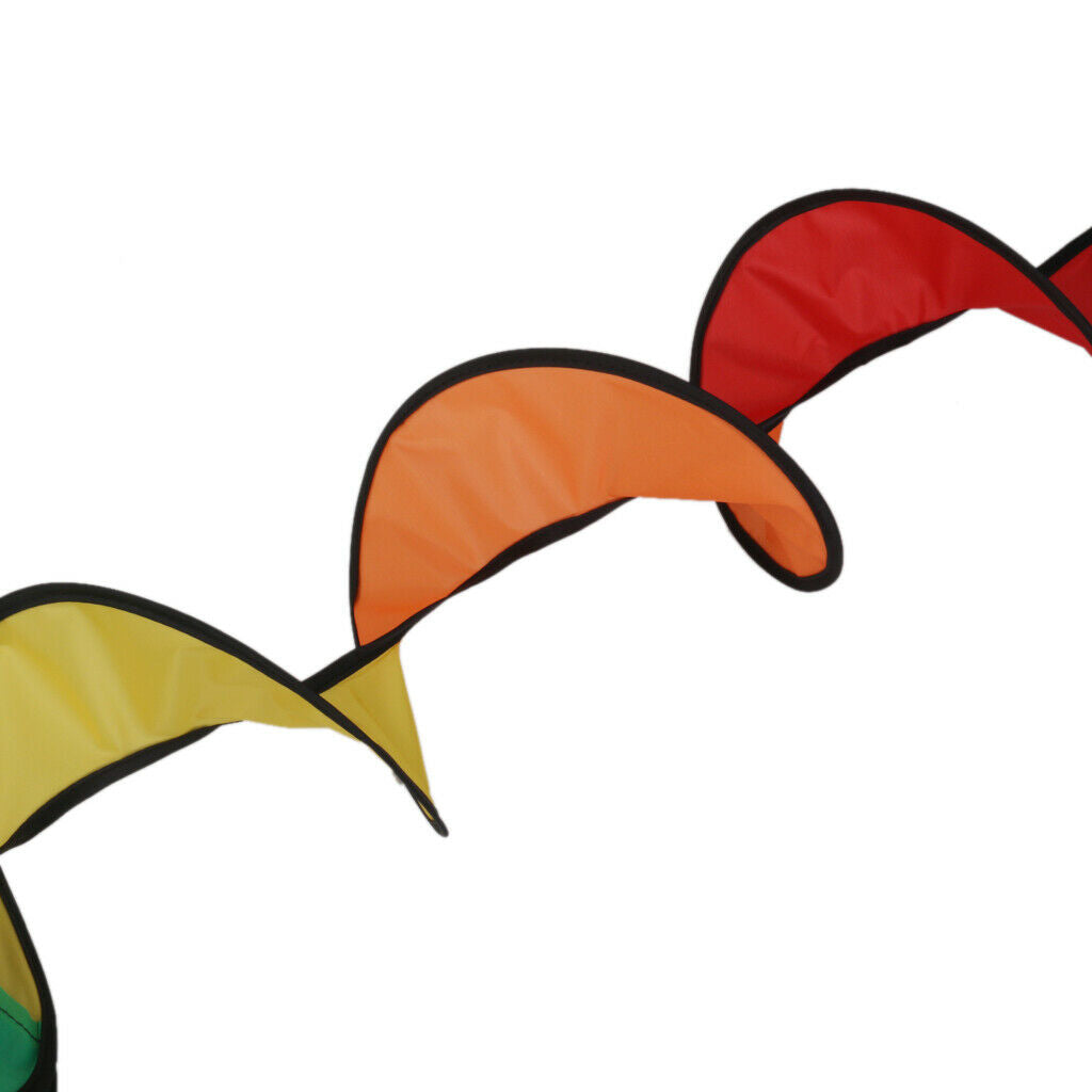 5 Packs Rainbow Hanging Wind Spinner, for Garden / Camping / Yard Decoration