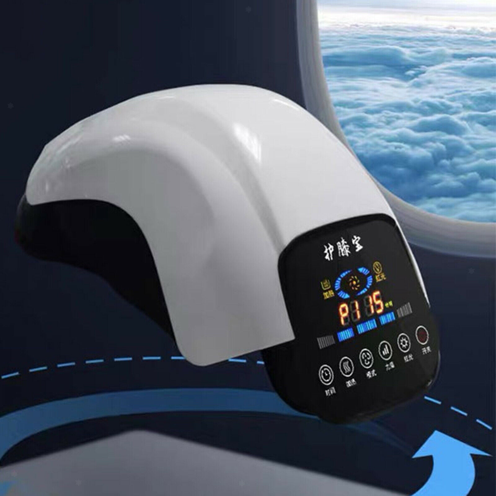 Warming knee massage Cordless leg and knee bandage wraps for knee pain