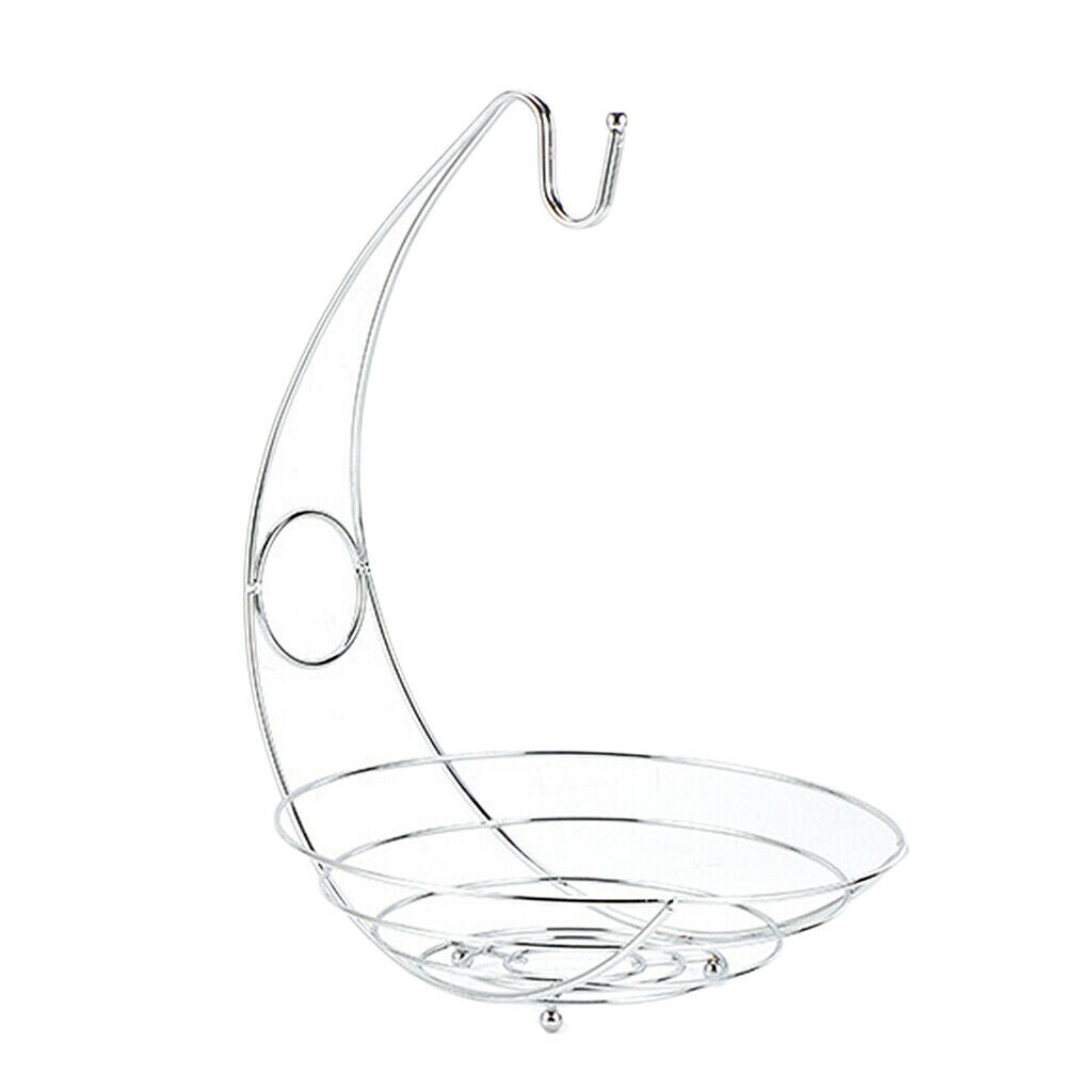 2pcs Banana Hook Hanger Tree Fruits Bowl Basket Stand