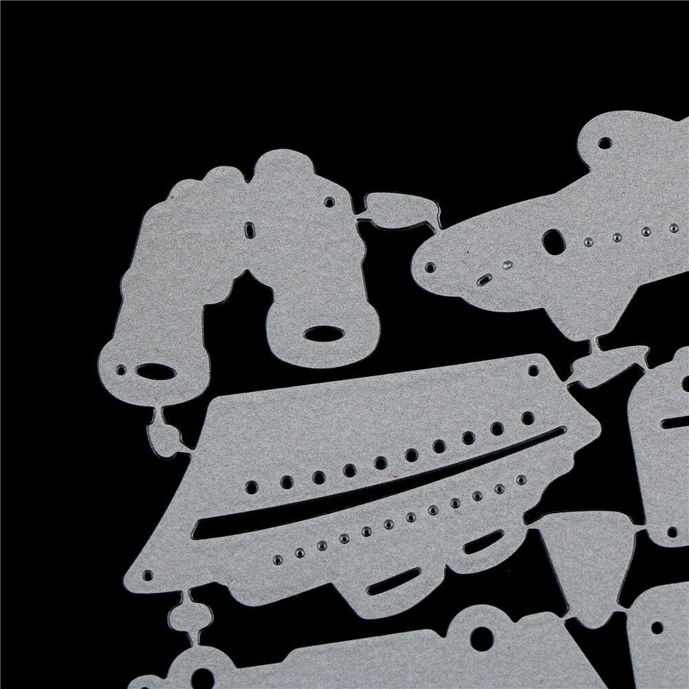 1set travel kit plane car Metal Cutting Dies Stencil DIY Scrapbook Decorat.l8