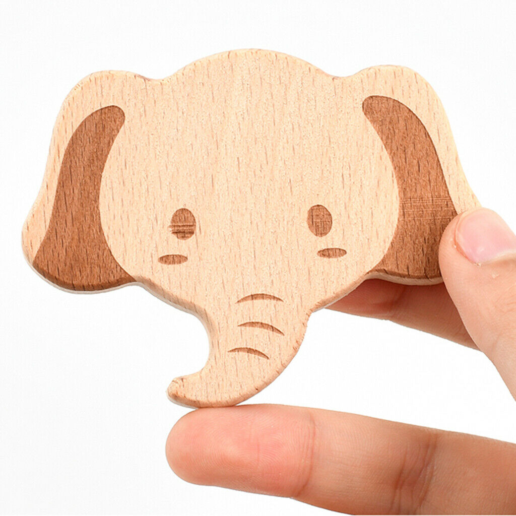 5pcs Wooden Rattle with Bell Fine Motor Learning Play Gym Educational Toys