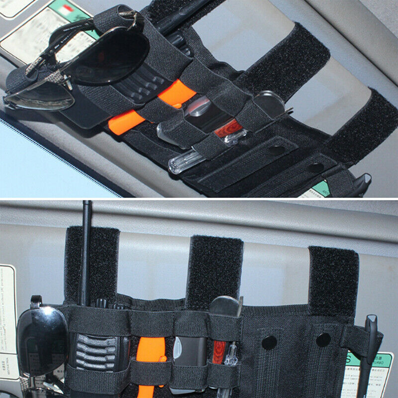 Car SUV Trucks Front Sun Visor Portable Storage Bag Pocket 35.00*18.00*1.00 cm