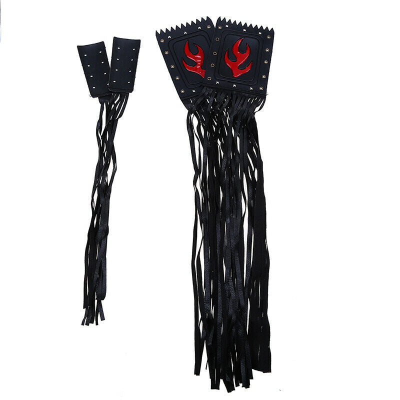 Motorbike Grip Lever Covers Straps Fringe Clutch Brake Streamers Tassel New