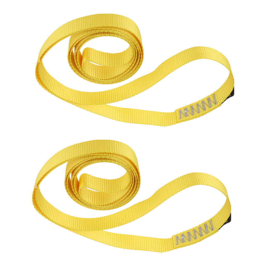 2pcs   35KN   Safety   Rock   Climbing   Sling   Webbing   Rope   Strap   Cord