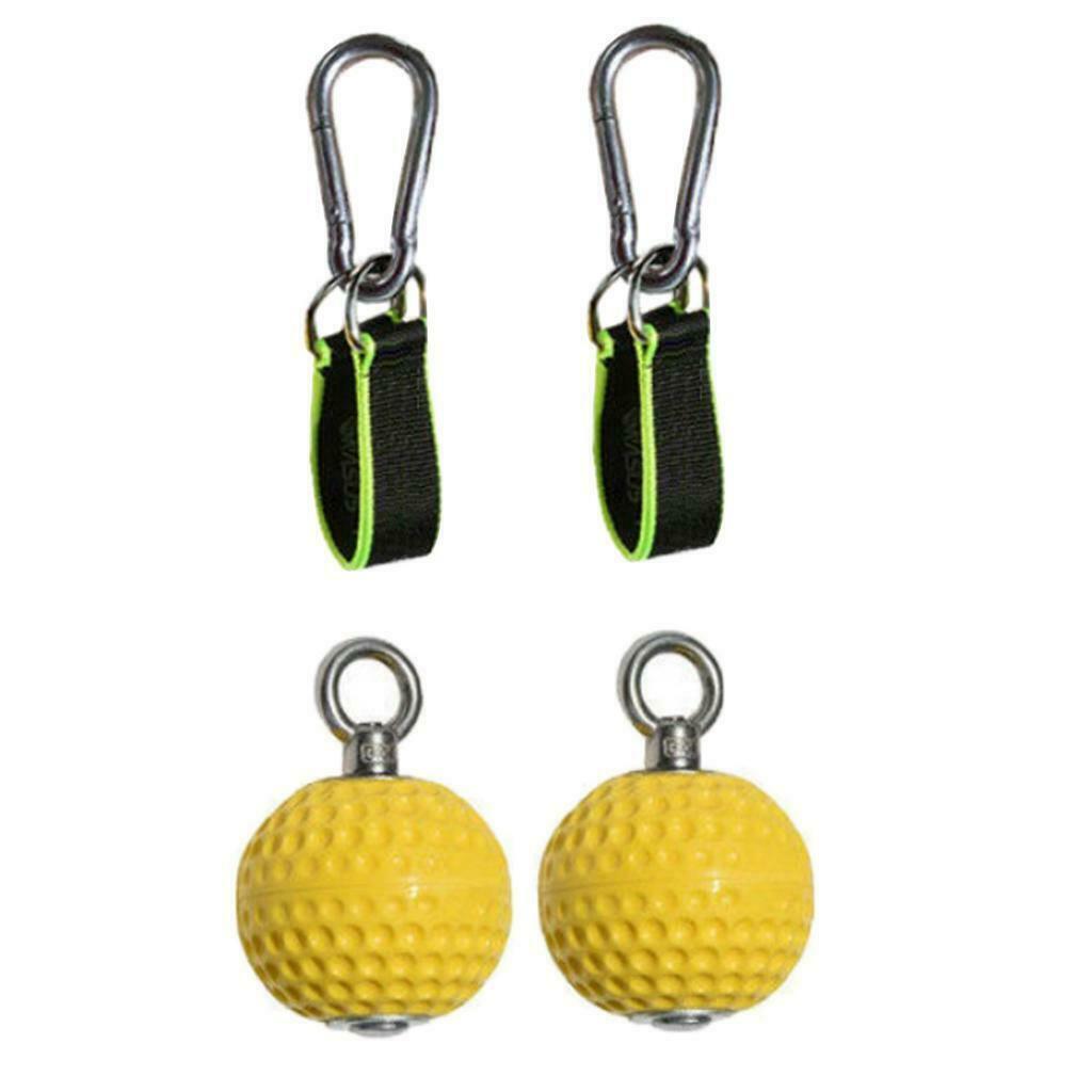 Solid Pull Up Balls 73mm Climbing Grips Arm Trainer Fingers Exercise Bomb