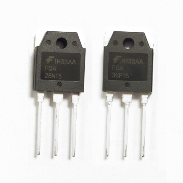 1pairs (2PCS)  AUDIO MOSFET Transistor FAIRCHILD/ON TO-3P FQA28N15+FQA36P15