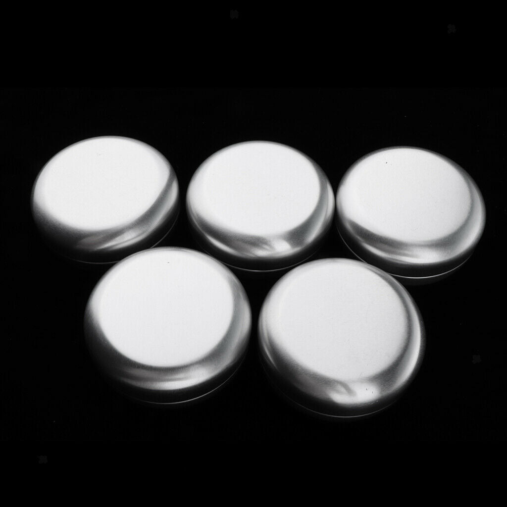 10pcs Aluminum Tin Jar Cans Container Cosmetic Soap Candle Travel 100ml 80ml