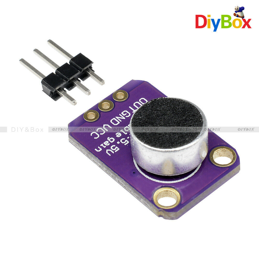 Adjustable GY-MAX4466 Electret Microphone Amplifier with Gain for Arduino