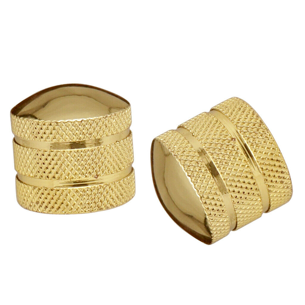 Knurled Golden Dome Tone Knob