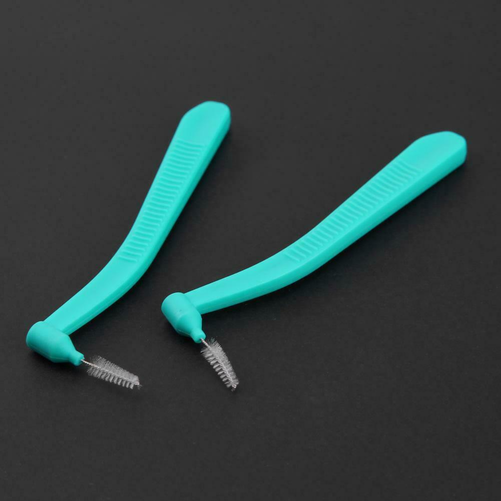 15pcs L Shape Tooth Interdental Brush Oral Care Cleaning Orthodontic Brush @