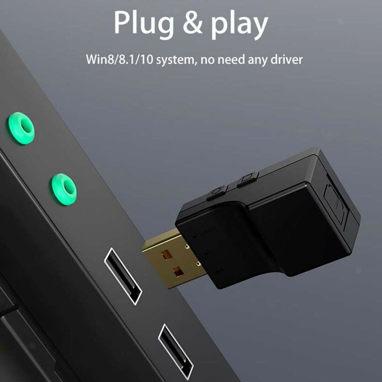Bluetooth Audio Transmitter Wireless Adapter for Switch Headphone TV Home