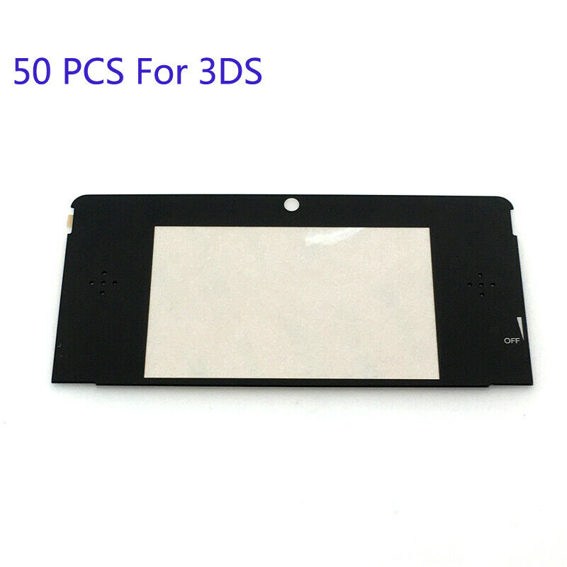 50pcs Replacement Plastic Top Front LCD Screen Frame Lens Cover For Nintendo 3DS