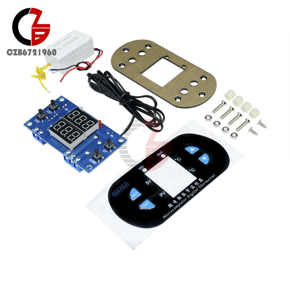 AC110V/220V 10A Red+Blue LED W1308 Thermostat Temperature Controller Sensor