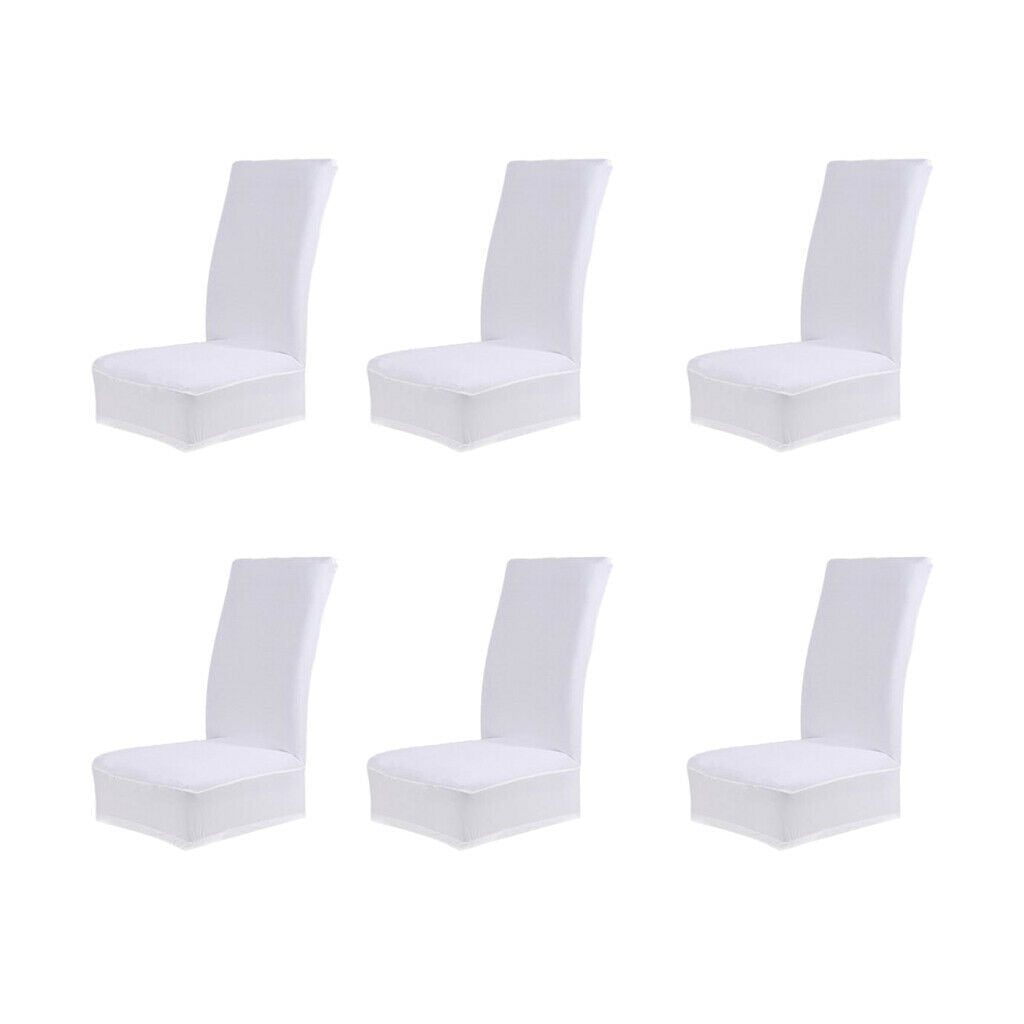 Solid Color Polyester Spandex Dining Stool