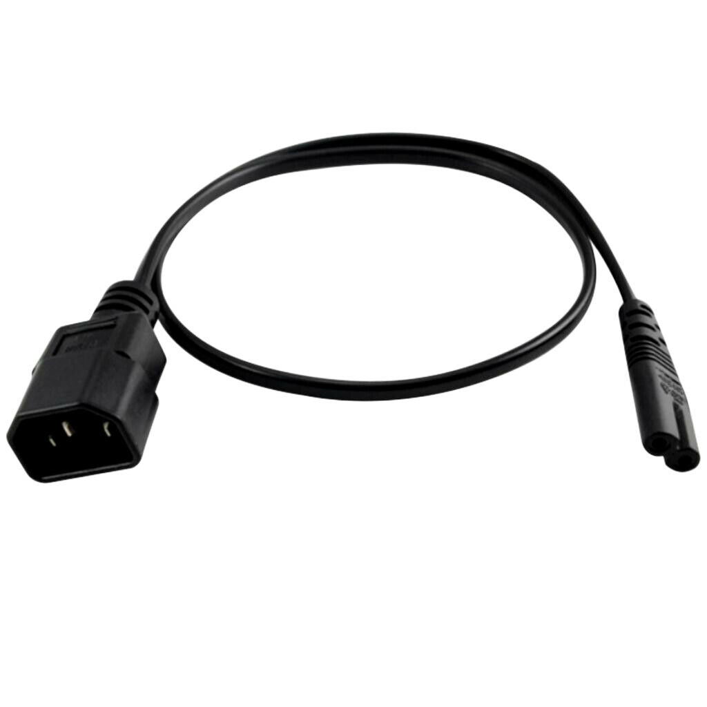 60cm 110~250V IEC 320 C14 to C7 AC Power Extension Cord for Monitor PDU UPS