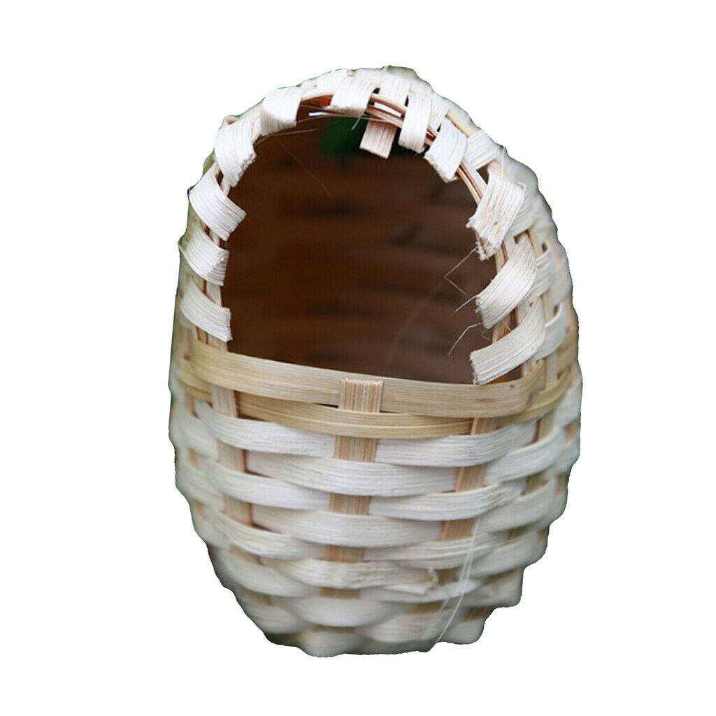 2 Pcs Natural Bird Nest Birdhouse Handwoven Garden Birdcage Finches Cage