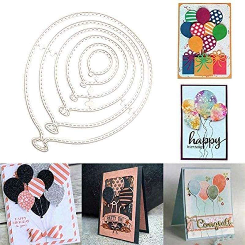 Balloon Metal Cutting Dies Stencil DIY Scrapbooking Album Paper Card Template