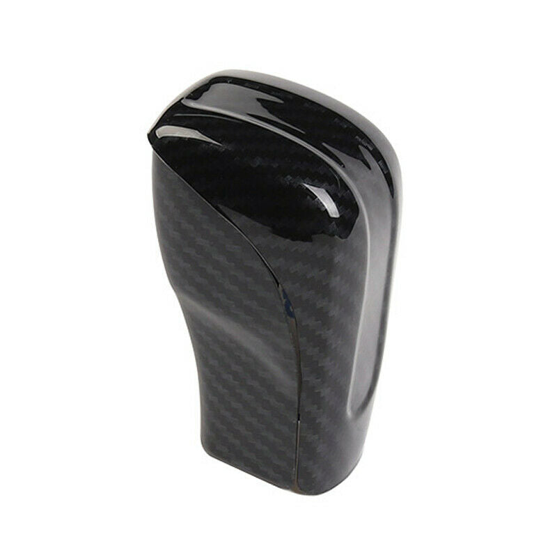 Carbon Fiber Gear Lever Shift Knob Cover Trim Fit For Ford Explorer 2016-20.