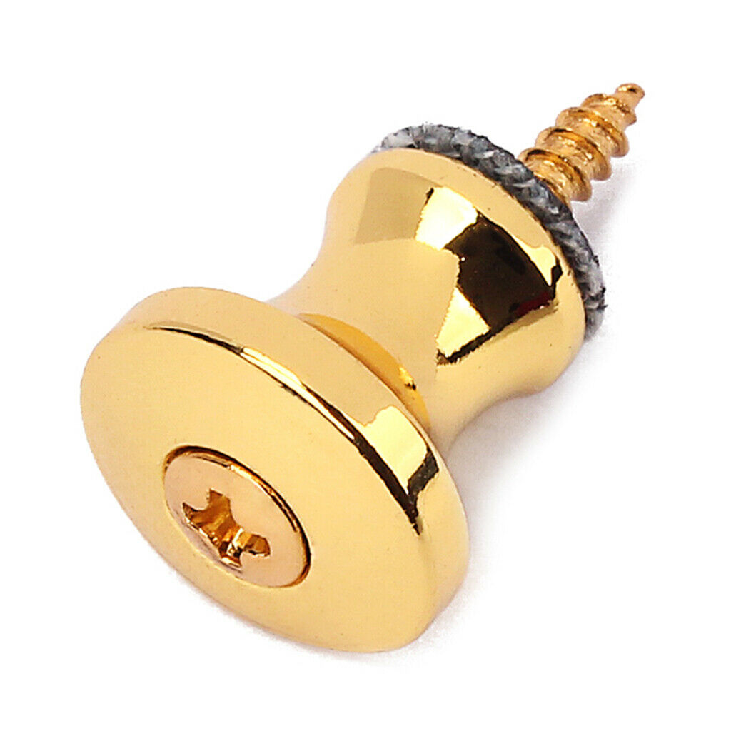 2x Guitar Strap Lock Metal Strap Lock for Acoustic Electric Guitar Bass Part
