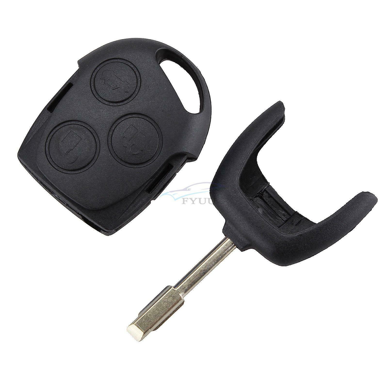 1 × 3-Button ABS And Metal Car Key Shell Case For Ford Focus Mondeo Broken Case