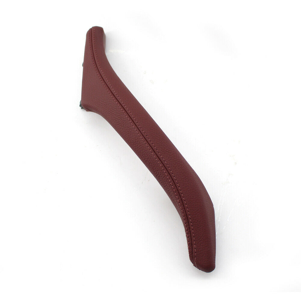 Brown Right+Left Car Inner Door Panel Handle Pull Trim Cover For BMW F10 F11 F18
