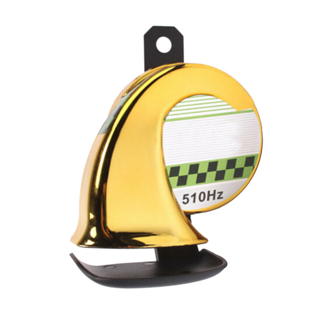 2x 110dB Motorcycle Snail Air Horn Loudspeaker f/ Car Motorcycle Waterproof